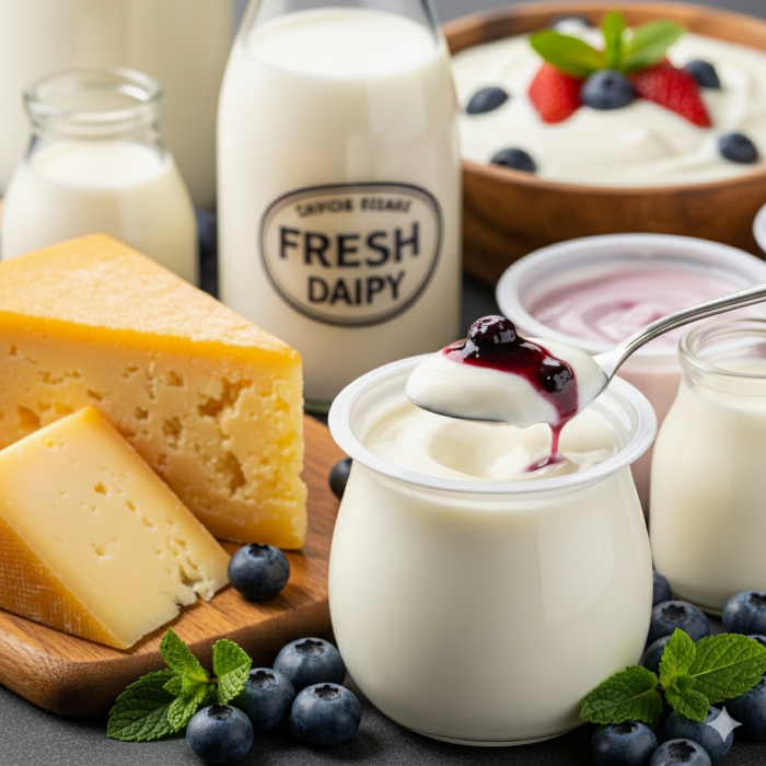 منتجات الحليب و البيض