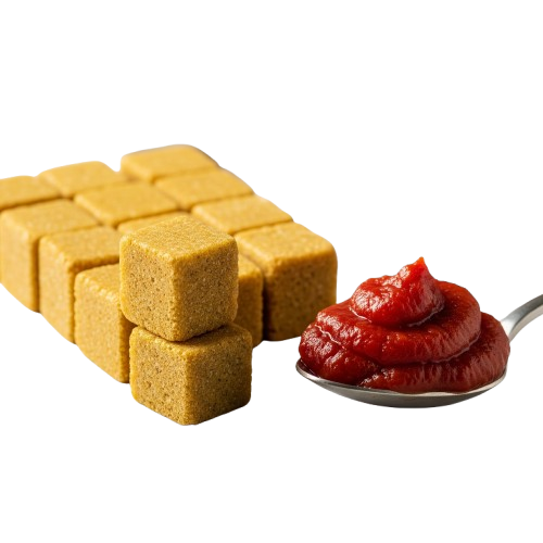 مرقة و معجون طماطم