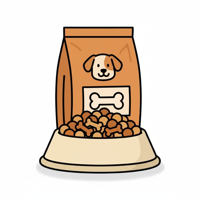 طعام كلاب جاف